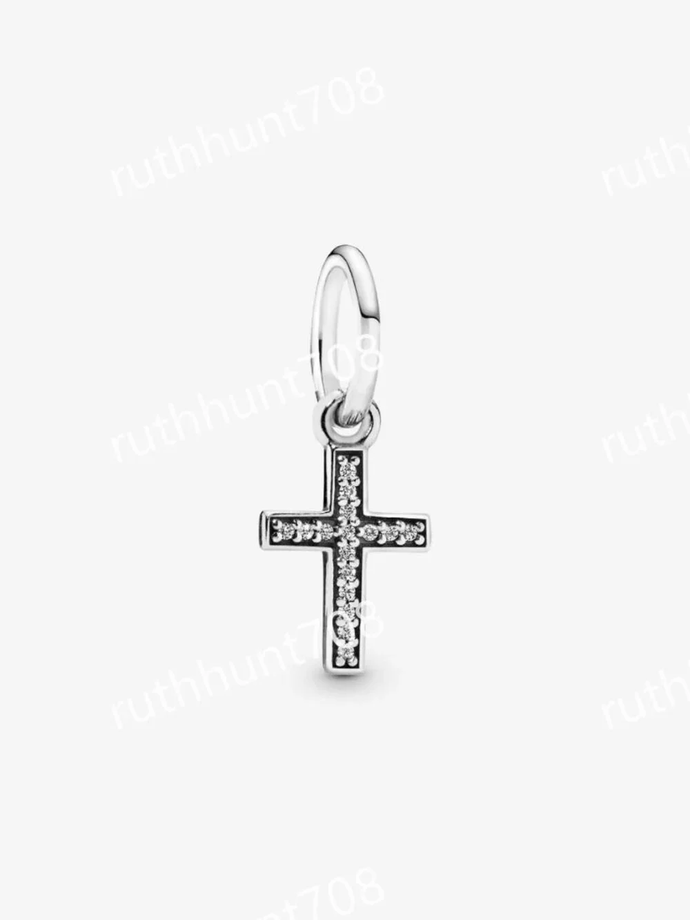 Pandora Symbol Of Faith Cross Dangle Charm with Clear CZ|Pendant